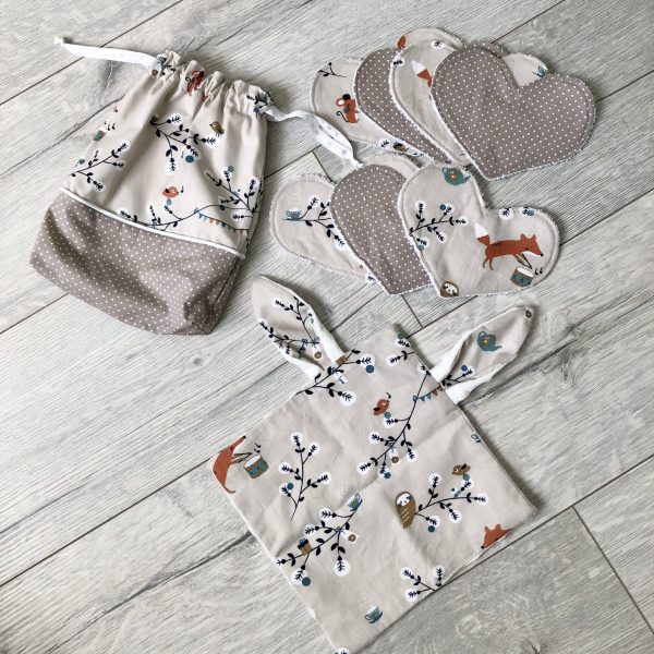 Coffret "Tout plein d'amour" - Anniversaire dans la forêt - beige