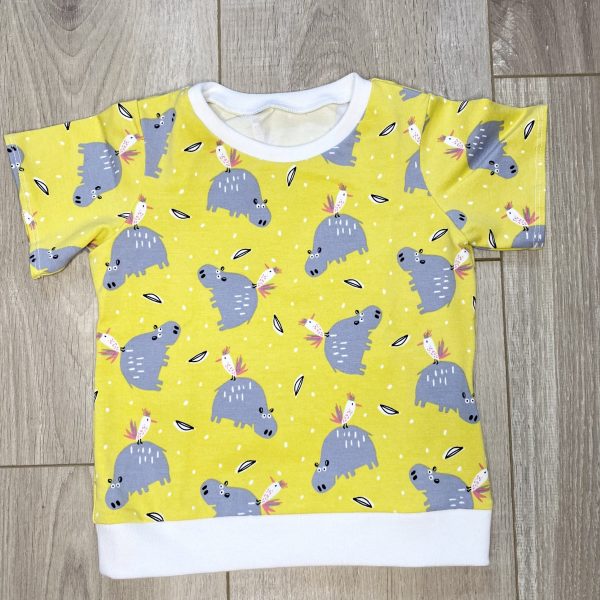 Tee-shirt "Captain Hippo" - Blanc